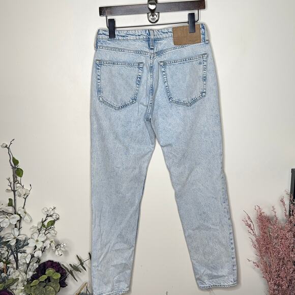 RAG & BONE Rosa Mid Rise Boyfriend Jeans Mica Light Wash {3L51} - Picture 4 of 7